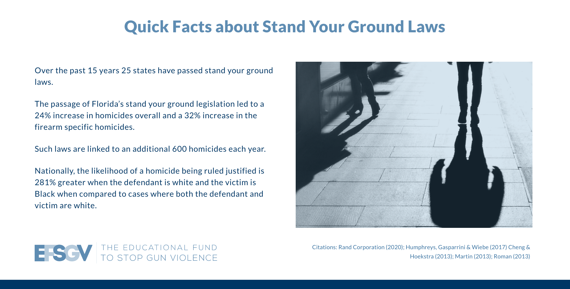 Stand Your Ground Laws The Educational Fund to Stop Gun Violence